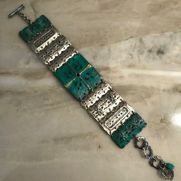 Silpada Artifact Bracelet and Earrings Set - Picture 3 of 4